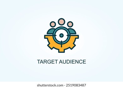 Target Audience Vector Or Logo Sign Symbol Illustration