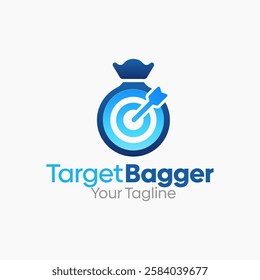 Target Bagger Logo Design Template. Good for Business, Agency, Community and Organization