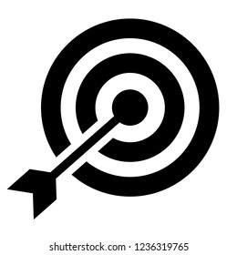 Target / black vector icon