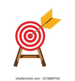 Target board icon. Sutable to place on strategy, focus, etc.