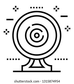 Target board line  icon design 