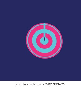 target board in pink and blue colors