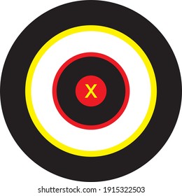target board red black yellow