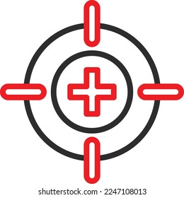 Target Board Vector Icon which is suitable for commercial work and easily modify or edit it
