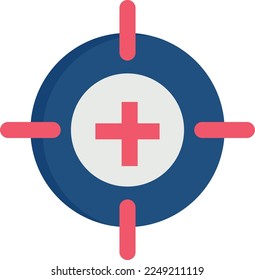 Target Board Vector Icon which is suitable for commercial work and easily modify or edit it
