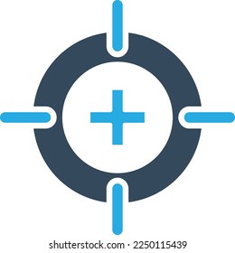 Target Board Vector Icon which is suitable for commercial work and easily modify or edit it
