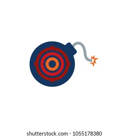 Target Bomb logo Icon Design
