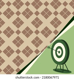 Target With Bullseye Representing Successfully Completed Project Reaching Advanced Goals. Success Represented Through Precise Archery Showing Creative Future Advancements.
