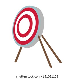 target bullseye strategy goal sign, symbol icon