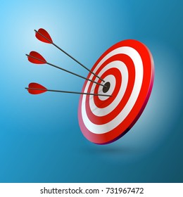 Target. Business Concept Vector illustration.