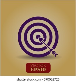 Target (Business) icon vector illustration