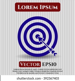 Icono de vector de destino (negocio)