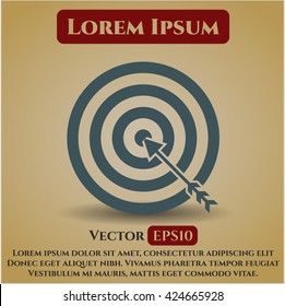 Target (Business) vector icon