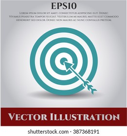 Target (Business) vector icon or symbol