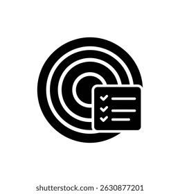 Destino com Lista de Verificação para Definição de Objetivo Focalizado e Meta