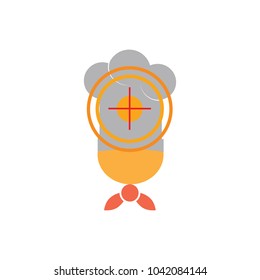 Target Chef Logo Icon Design