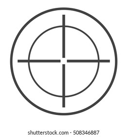 Target circle for archery
