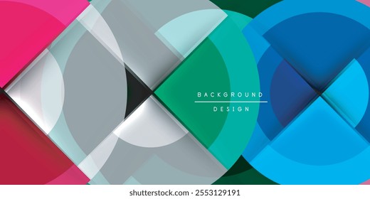 Target circle geometric abstract shapes. Vector Illustration For Wallpaper, Banner, Background, Card, Book Illustration, landing page