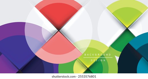 Target circle geometric abstract shapes. Vector Illustration For Wallpaper, Banner, Background, Card, Book Illustration, landing page