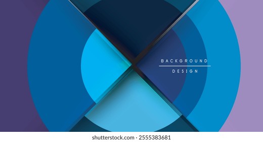 Target circle geometric abstract shapes. Vector Illustration For Wallpaper, Banner, Background, Card, Book Illustration, landing page