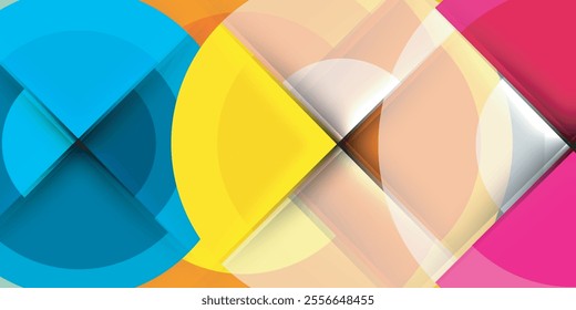 Target circle geometric abstract shapes. Vector Illustration For Wallpaper, Banner, Background, Card, Book Illustration, landing page