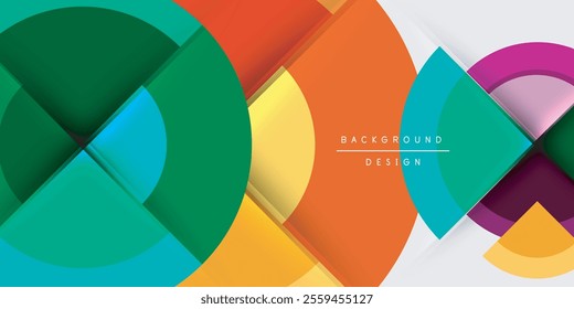 Target circle geometric abstract shapes. Vector Illustration For Wallpaper, Banner, Background, Card, Book Illustration, landing page