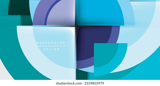 Target circle geometric abstract shapes. Vector Illustration For Wallpaper, Banner, Background, Card, Book Illustration, landing page