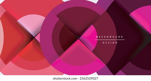 Target circle geometric abstract shapes. Vector Illustration For Wallpaper, Banner, Background, Card, Book Illustration, landing page