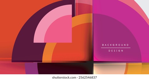 Target circle geometric abstract shapes. Vector Illustration For Wallpaper, Banner, Background, Card, Book Illustration, landing page