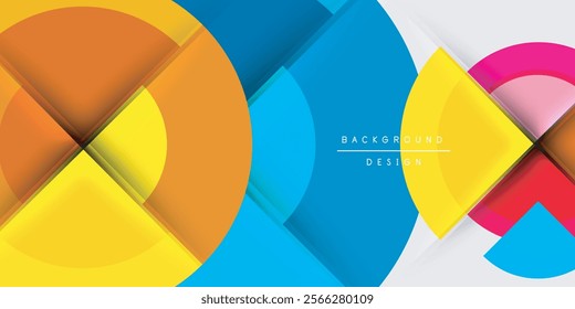 Target circle geometric abstract shapes. Vector Illustration For Wallpaper, Banner, Background, Card, Book Illustration, landing page