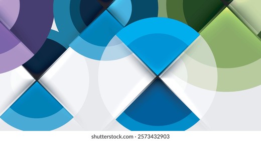 Target circle geometric abstract shapes. Vector Illustration For Wallpaper, Banner, Background, Card, Book Illustration, landing page