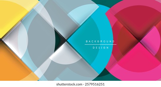 Target circle geometric abstract shapes. Vector Illustration For Wallpaper, Banner, Background, Card, Book Illustration, landing page