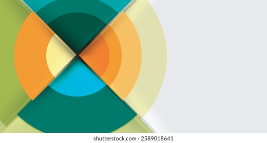 Target circle geometric abstract shapes. Vector Illustration For Wallpaper, Banner, Background, Card, Book Illustration, landing page