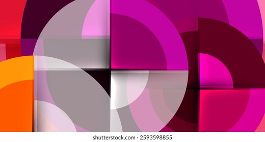 Target circle geometric abstract shapes. Vector Illustration For Wallpaper, Banner, Background, Card, Book Illustration, landing page