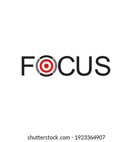 Plantilla vectorial de diseño de logotipo de forma de círculo objetivo