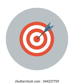 
Target Colored Vector Icon
