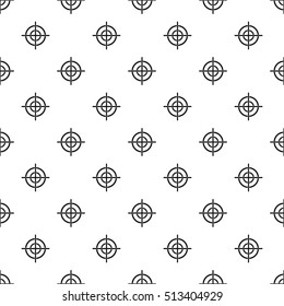 Target Crosshair Pattern. Simple Illustration Of Target Crosshair Vector Pattern For Web