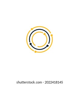Target crypto trading finance vector logo design