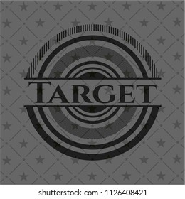 Target dark badge