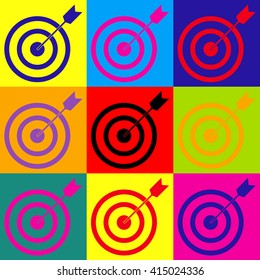 Target with dart