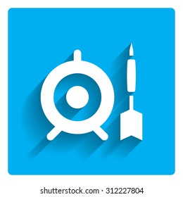 Target and dart icon