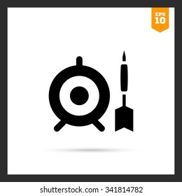 Target and dart icon