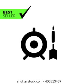 Target and dart icon