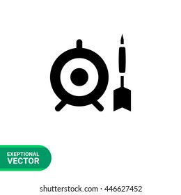 Target and dart icon