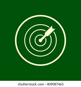 target with dart icon. vector eps10 icon
