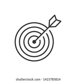 Target / Dart Icon Vector Illustration