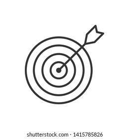 Target / Dart Icon Vector Illustration