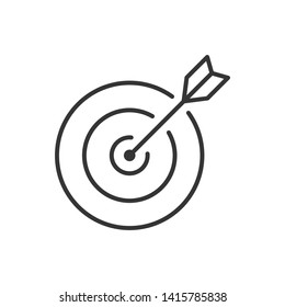 Target / Dart Icon Vector Illustration