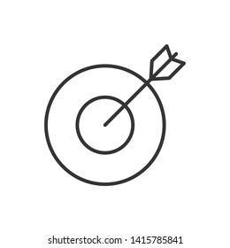 Target / Dart Icon Vector Illustration
