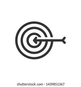 Target / Dart Icon Vector Illustration